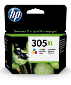 HP Original Ink 3YM63AE, HP 305XL, Tri-colour, HP 305XL, High yield, HP DeskJet 2300, 2710, 2720, Plus 4100